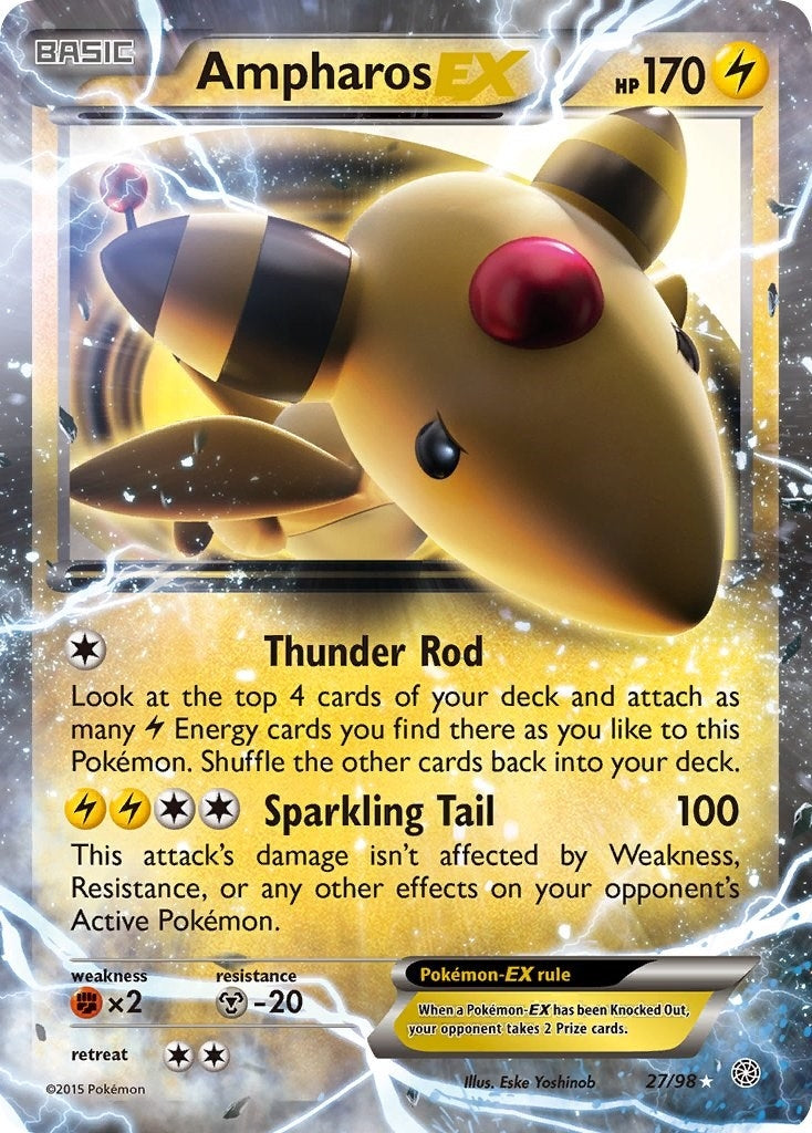 Ampharos EX (27/98) (AOR)