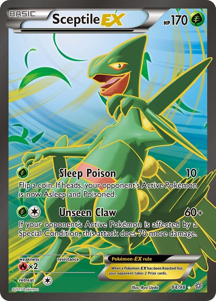 Sceptile EX (84 Full Art) (84/98) (AOR)