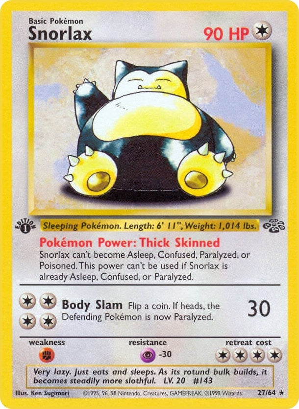 Snorlax (27) (27/64) (JU)