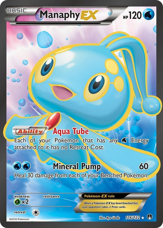 Manaphy EX (Full Art) (116/122) (BKP)