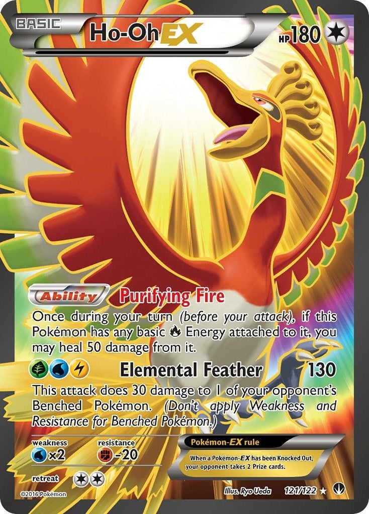 Ho-Oh EX (Full Art) (121/122) (BKP)