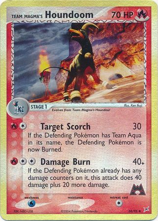 Team Magma's Houndoom (Reverse) 34/95 - HP