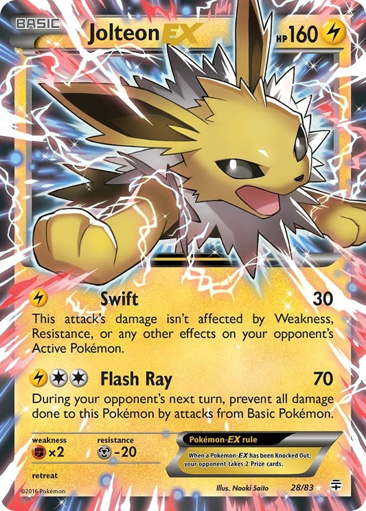 Jolteon EX (28/83) (GEN)