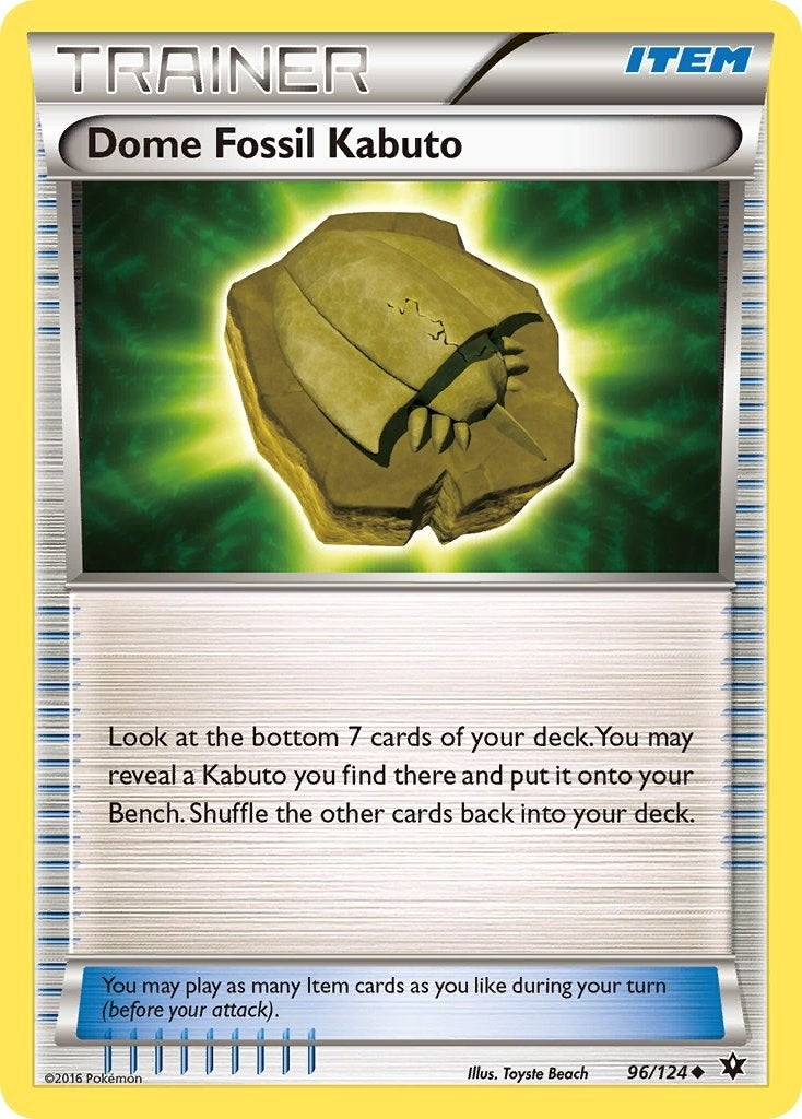 Dome Fossil Kabuto (96/124) (FCO)