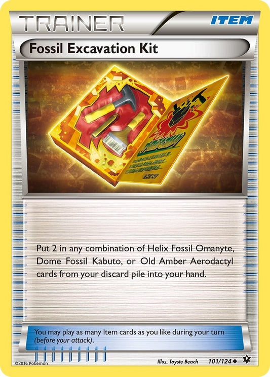 Fossil Excavation Kit (101/124) (FCO)