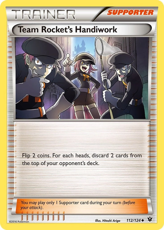 Team Rocket's Handiwork (112/124) (FCO)