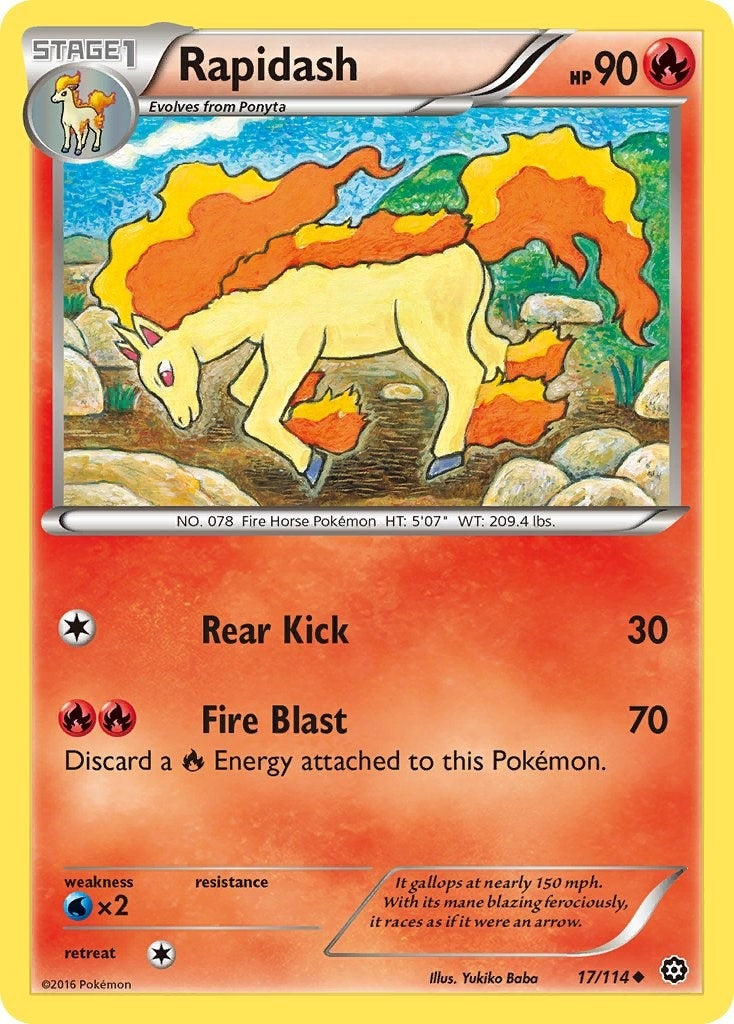 Rapidash (17/114) (STS)