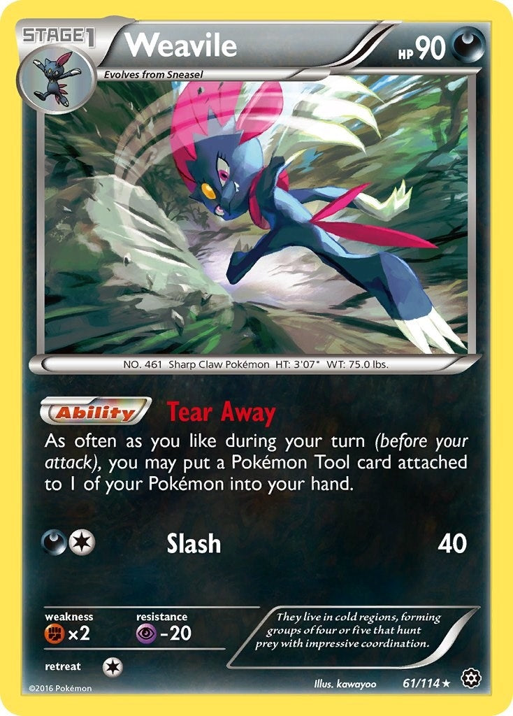 Weavile (61/114) (STS)