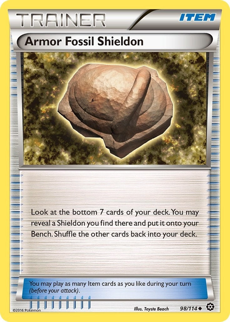 Armor Fossil Shieldon (98/114) (STS)