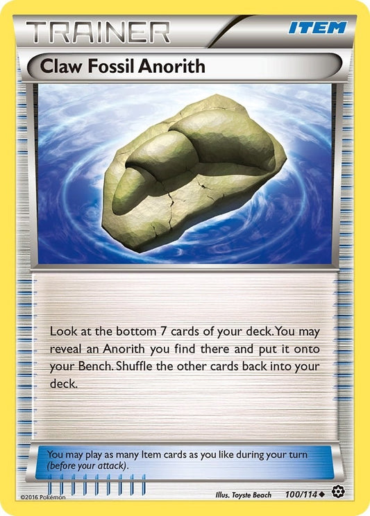 Claw Fossil Anorith (100/114) (STS)