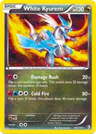 White Kyurem - 102/149 (BW Boundaries Crossed) (102/149) (PR)