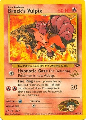 Brock's Vulpix [W Stamped] (037/132) (PR)
