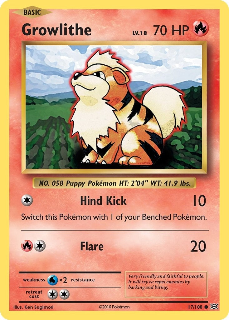 Growlithe (17/108) (EVO)