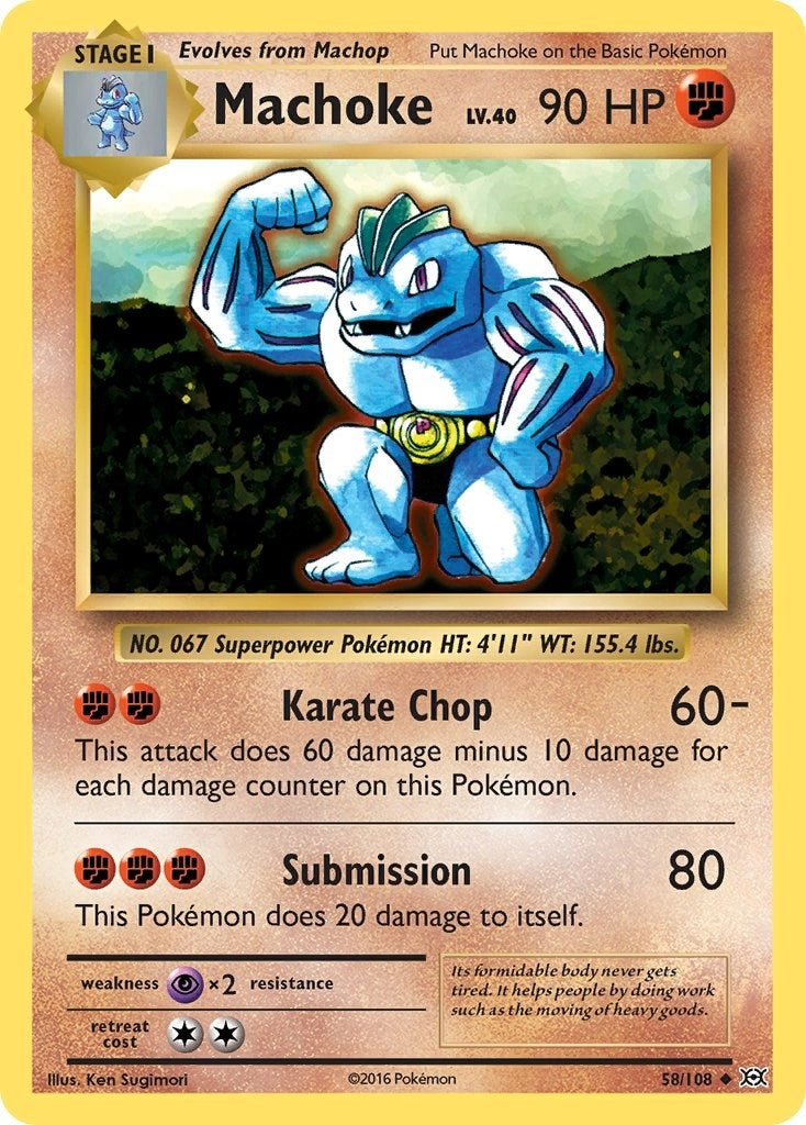 Machoke (58/108) (EVO)
