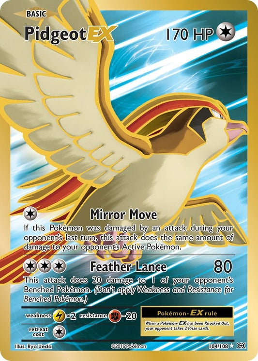 Pidgeot EX (Full Art) (104/108) (EVO)