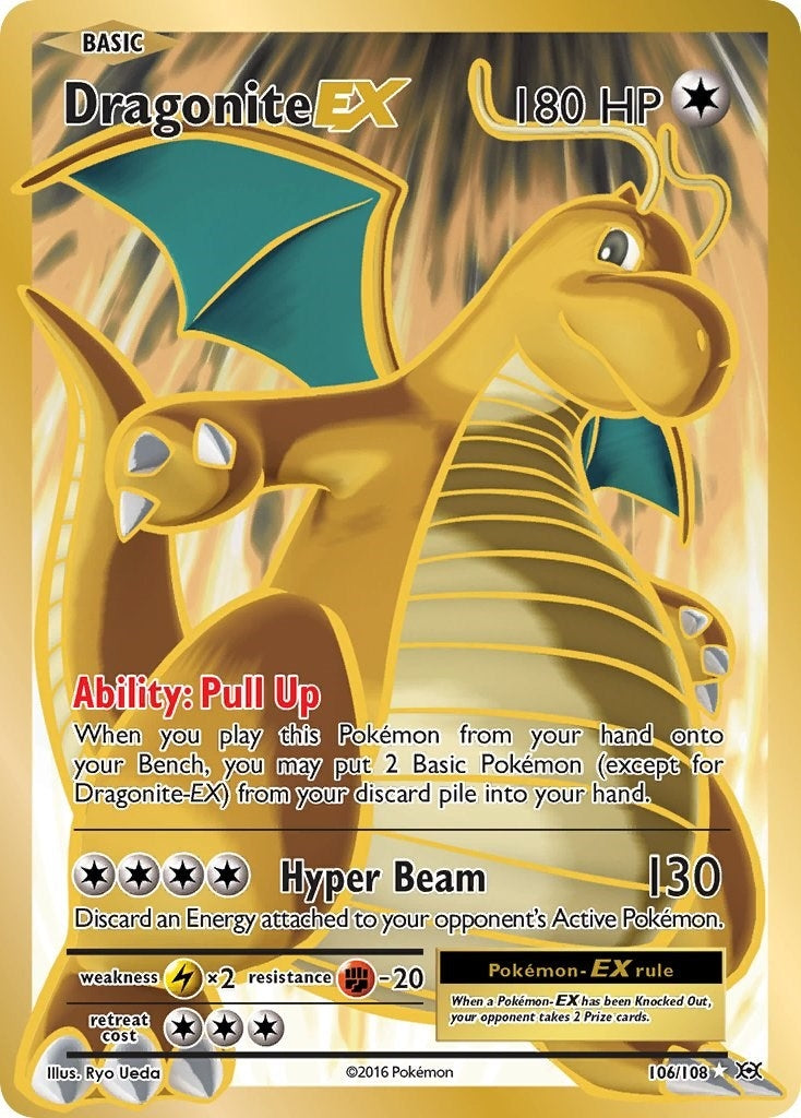 Dragonite EX (Full Art) (106/108) (EVO)