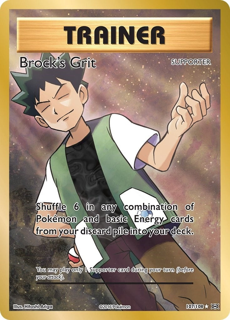 Brock's Grit (Full Art) (107/108) (EVO)