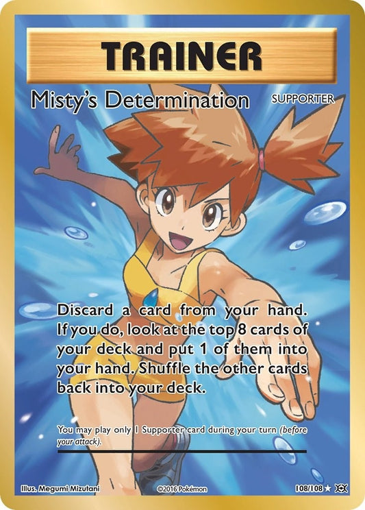 Misty's Determination (Full Art) (108/108) (EVO)