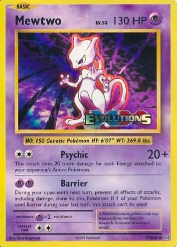 Mewtwo (XY Evolutions Prerelease) (51/108) (PR)
