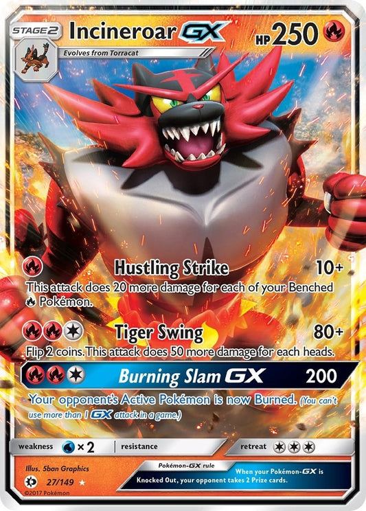 Incineroar GX (27/149) (SM01)