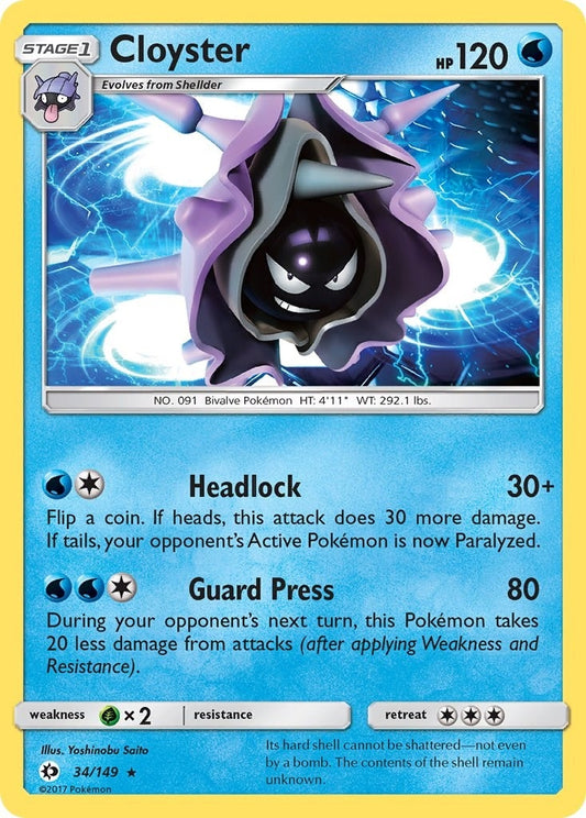 Cloyster (34/149) (SM01)