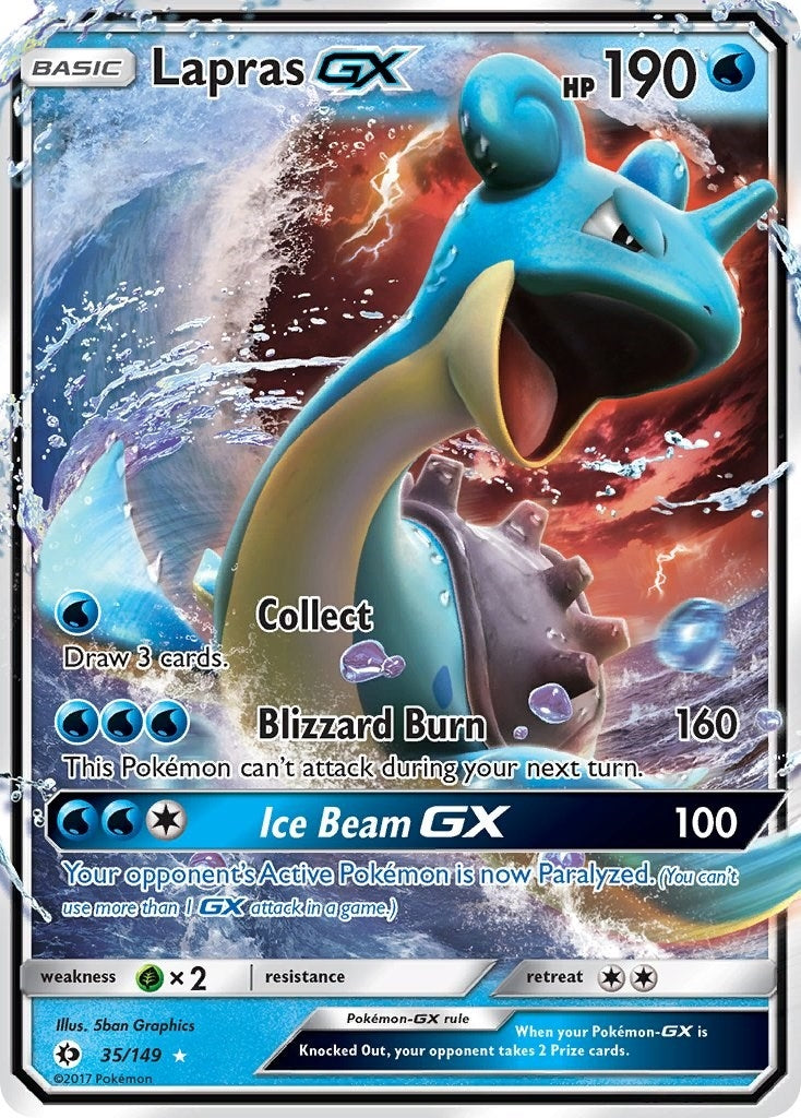 Lapras GX (35/149) (SM01)