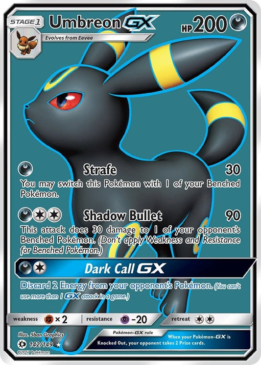 Umbreon GX (Full Art) (142/149) (SM01)