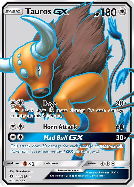 Tauros GX (Full Art) (144/149) (SM01)