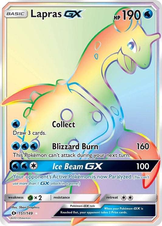 Lapras GX (Secret) (151/149) (SM01)