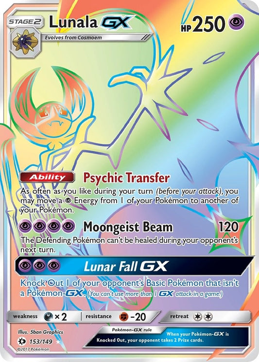 Lunala GX (Secret) (153/149) (SM01)