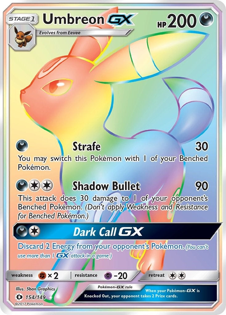 Umbreon GX (Secret) (154/149) (SM01)