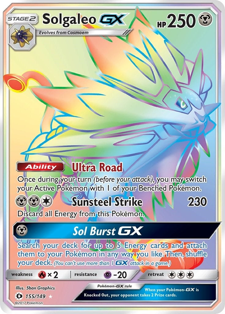 Solgaleo GX (Secret) (155/149) (SM01)