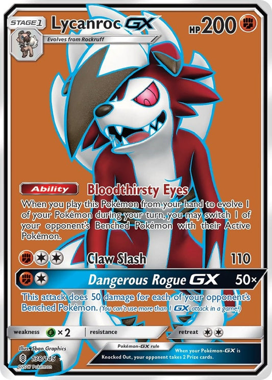 Lycanroc GX (Full Art) (138/145) (SM02)