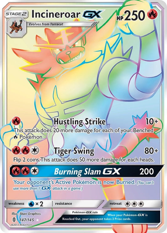 Incineroar GX (Secret) (147/145) (SM02)