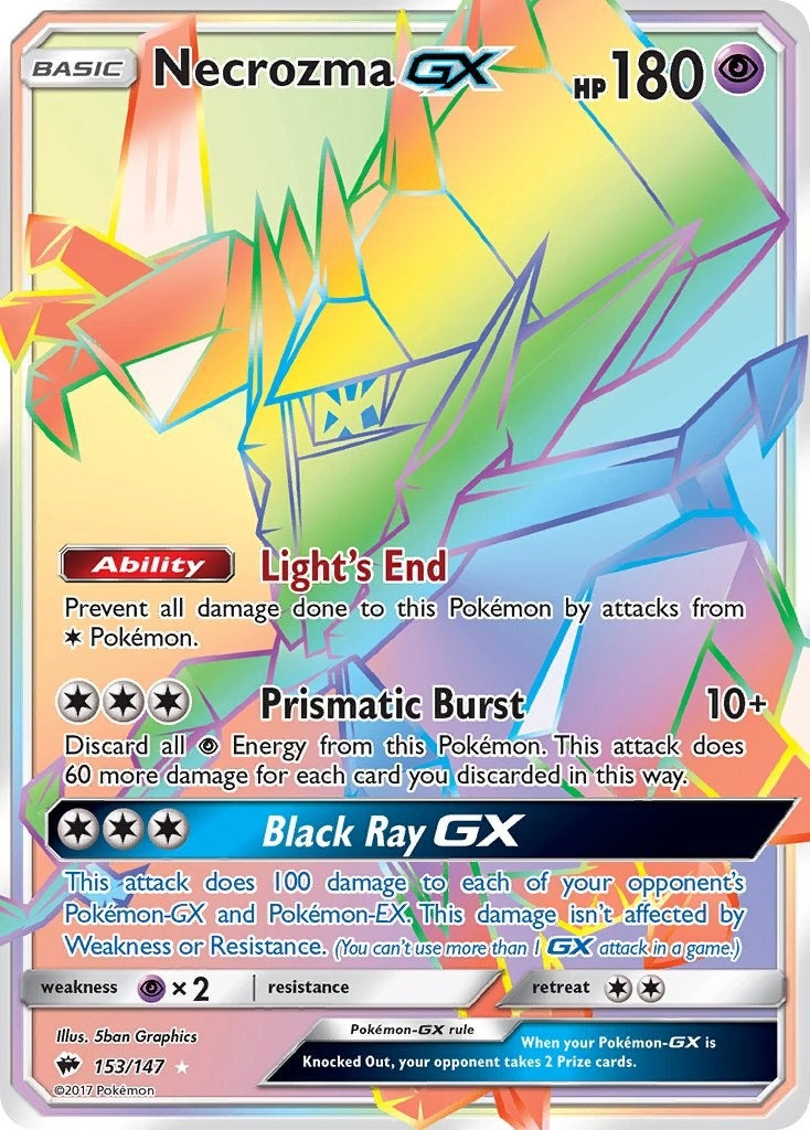 Necrozma GX (Secret) (153/147) (SM03)