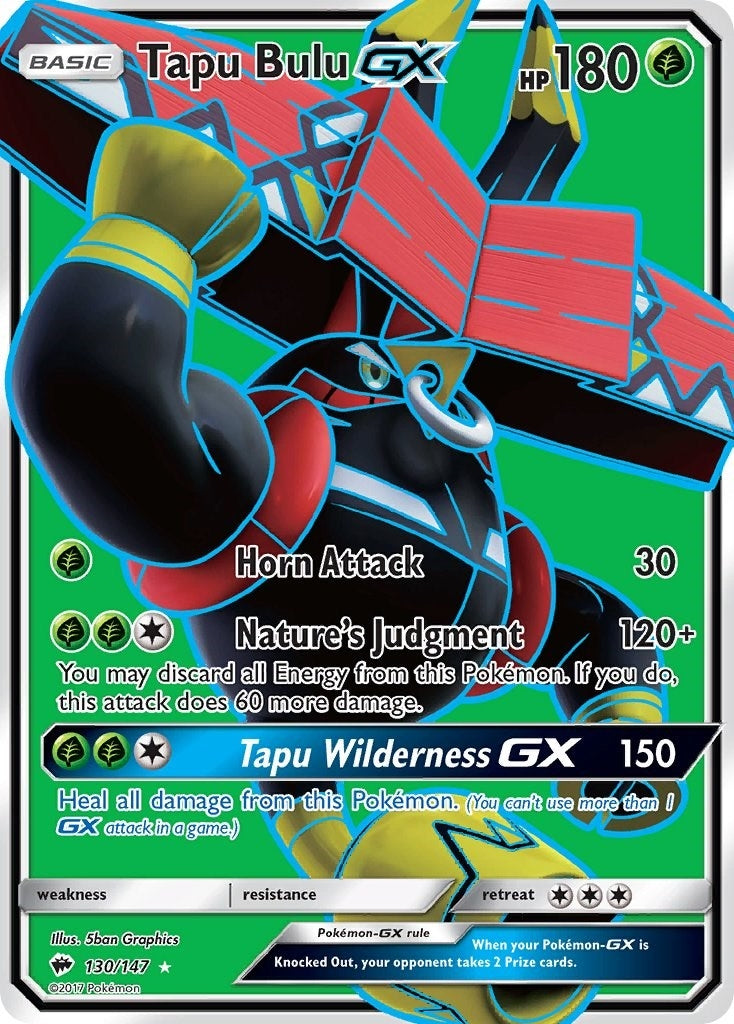 Tapu Bulu GX (Full Art) (130/147) (SM03)