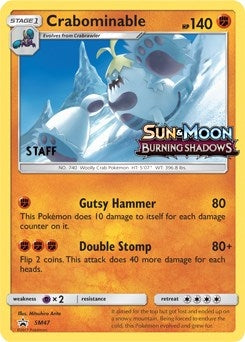 Crabominable - SM47 (Prerelease) [Staff] (SM47) (SMP)