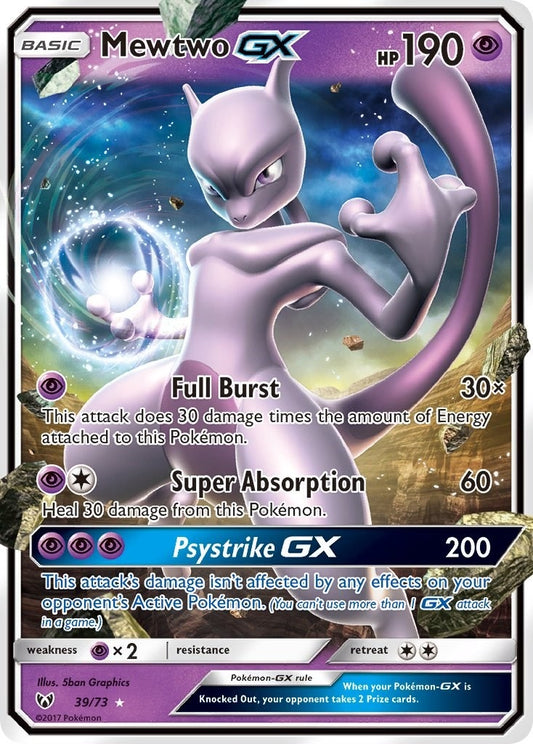 Mewtwo GX (39/73) (SHL)