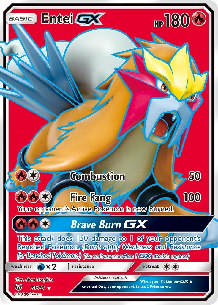 Entei GX (Full Art) (71/73) (SHL)
