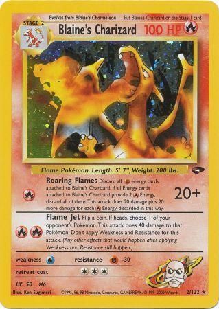 Blaine's Charizard 2/132 - LP