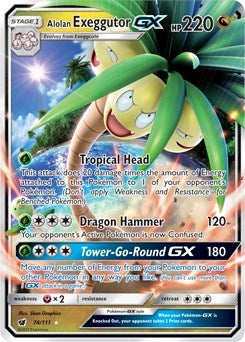 Alolan Exeggutor GX (74/111) (SM04)