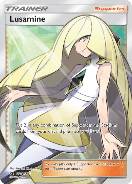 Lusamine (Full Art) (110/111) (SM04)