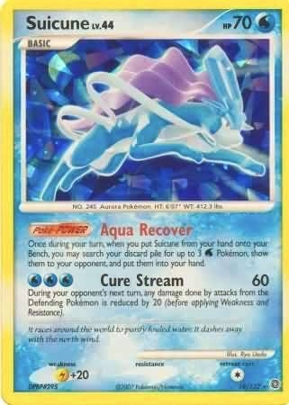 Suicune - 19/132 (Cracked Ice Holo) (019/132) (MCAP)