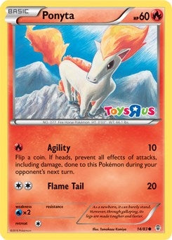 Ponyta - 14/83 (Toys R Us Promo) (014/083) (MCAP) (SEALED)