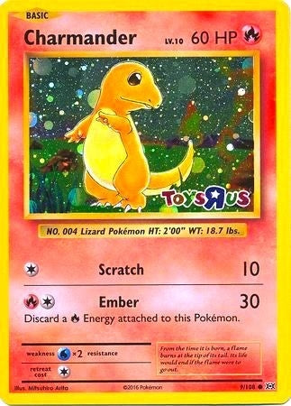 Charmander - 9/108 (Toys R Us Promo) (009/108) (MCAP)
