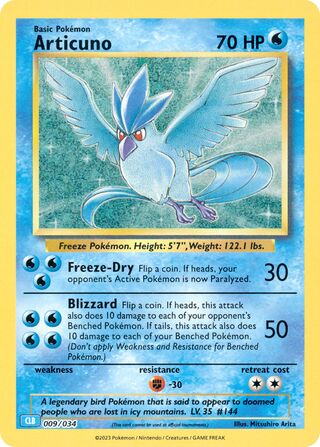 Articuno 009/034 - NM