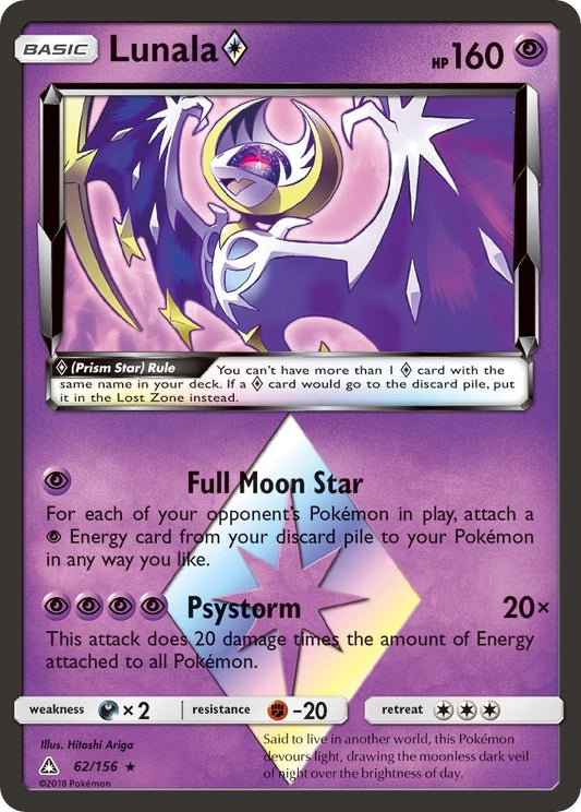 Lunala Prism Star (62/156) (SM05)
