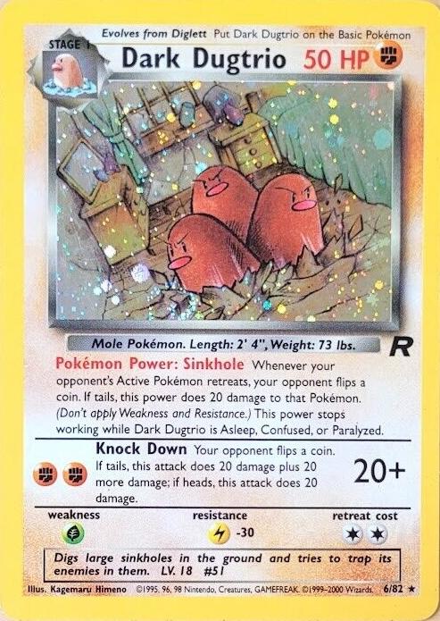 Dark Dugtrio (Holo) 6/82 - LP