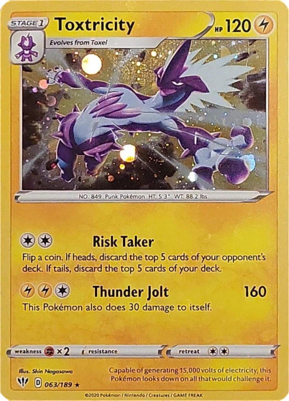 Toxtricity - 063/189 (Cosmos Holo) (063/189) (MCAP)