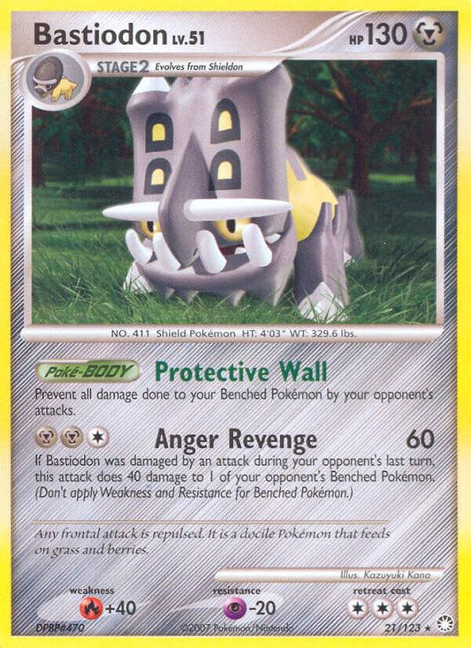 Bastiodon (Holo) 21/123 - LP